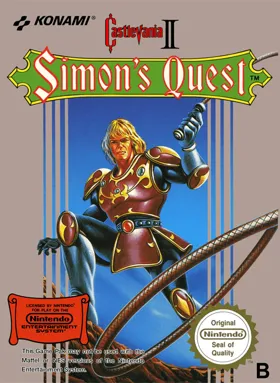 Castlevania II - Simon's Quest (World) (Castlevania Anniversary Collection) box cover front